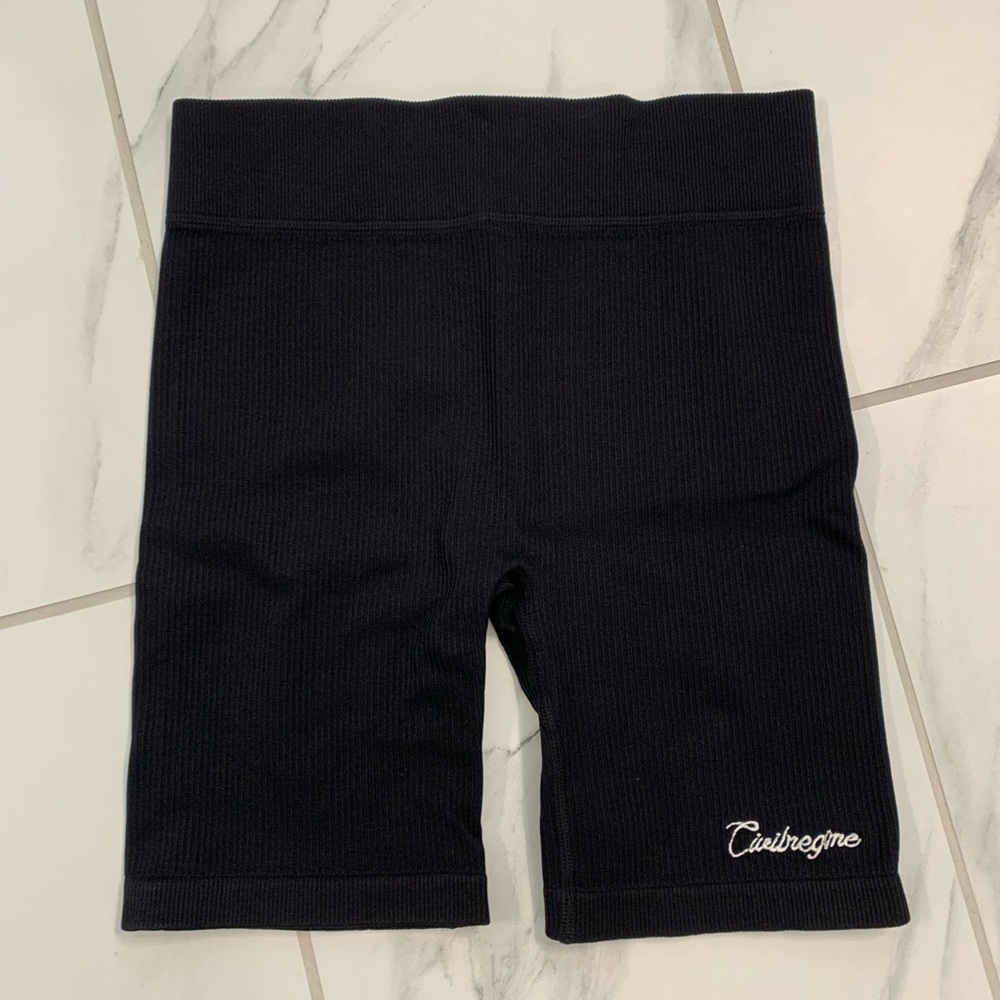 Civilregime Women's Black biker Shorts